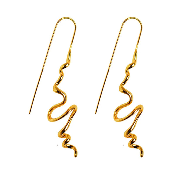 Abstract 3D Geometric Earrings – Bold & Stylish Statement Jewelry