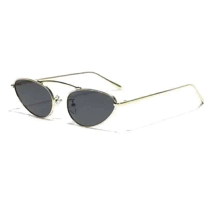 Trendy Cat-Eye Sunglasses – Chic Small Oval Frame & UV Protection