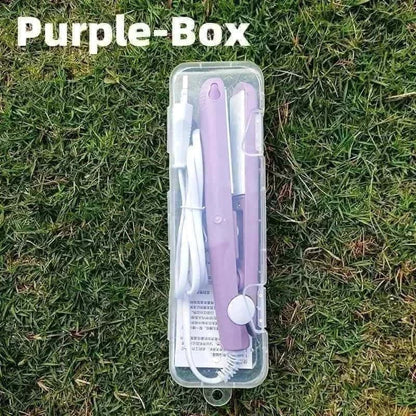 3-in-1 Hair Styling Iron – Straightener, Curler & Hot Comb