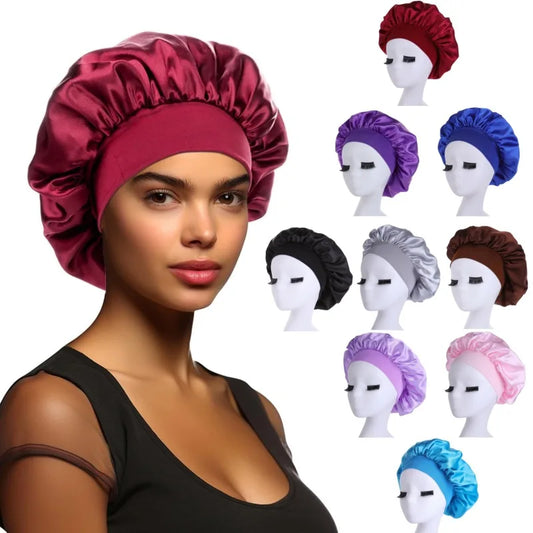 Women’s Satin Night Sleep Hair Cap – Frizz-Free & Comfortable