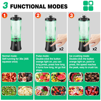 Travel Blender That Crushes Ice & Smoothies On-the-Go.