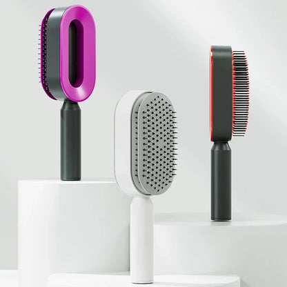 Self Cleaning Hair Brush For Women