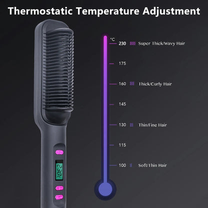 Electric Hot Comb Multifunctional Hair Straightener