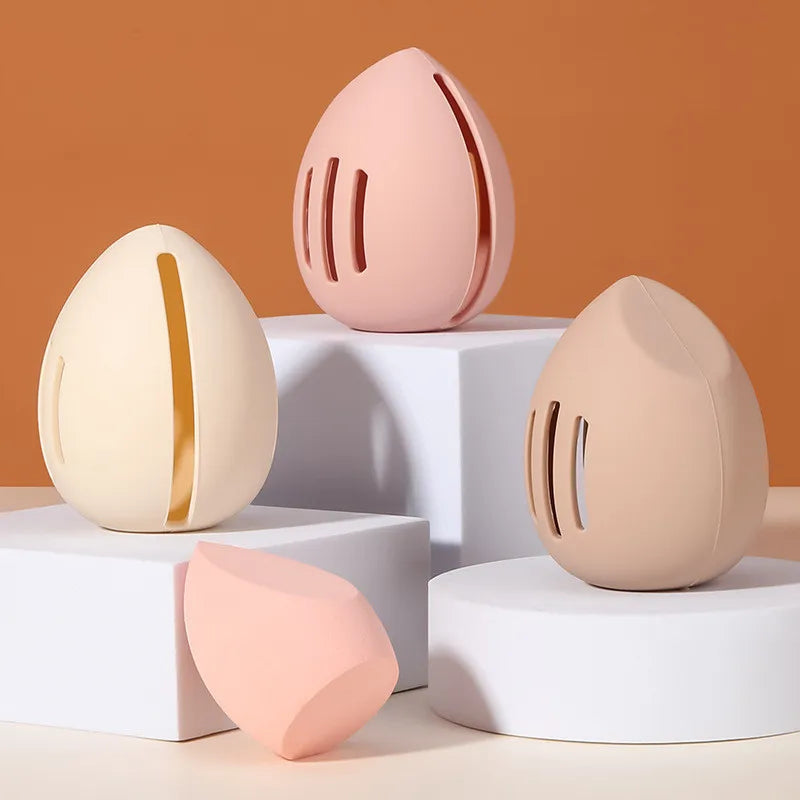 Makeup Sponge Holder – Breathable & Portable Beauty Blender Case