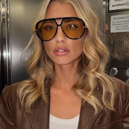 Luxury Oversized Sunglasses – Bold & Elegant UV Protection Shades