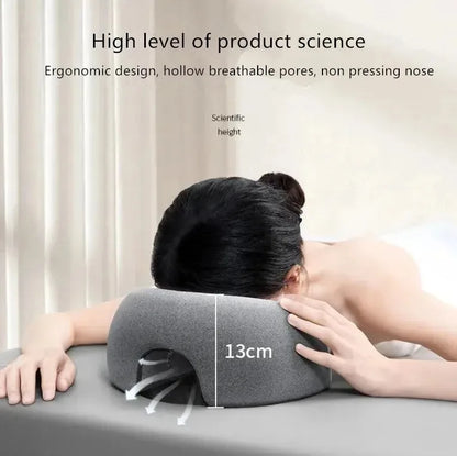 Lying Down Pillow Memory Foam Breathable Head Rest Support