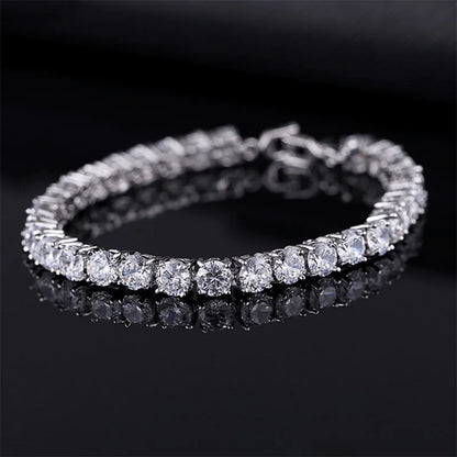 Luxury Zirconia Crystal Tennis Bracelet