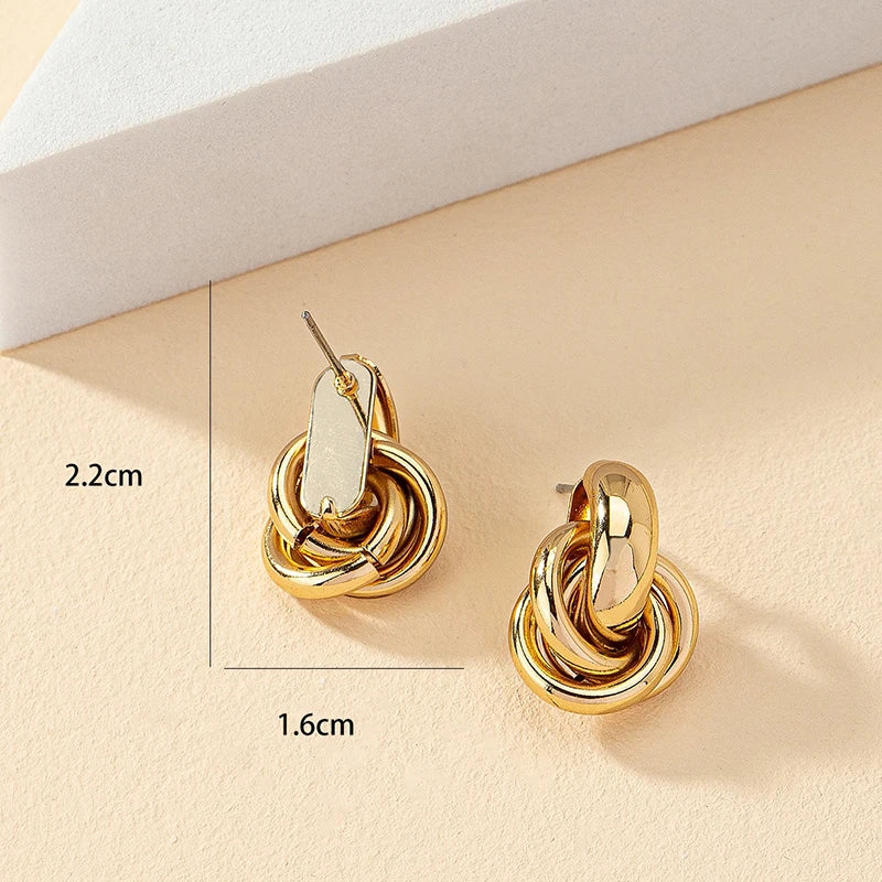 Knot Hoop Earring