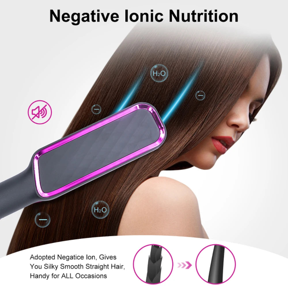 Electric Hot Comb Multifunctional Hair Straightener