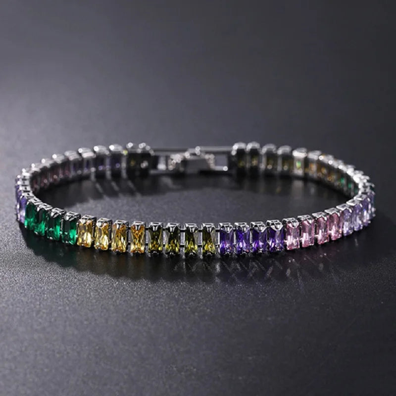 Luxury Zirconia Crystal Tennis Bracelet