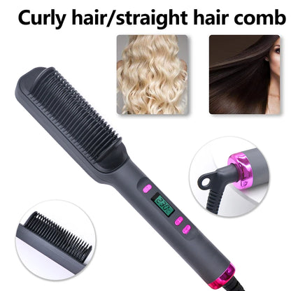 Electric Hot Comb Multifunctional Hair Straightener