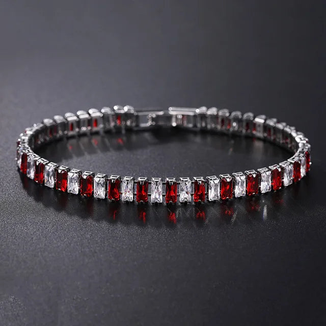 Luxury Zirconia Crystal Tennis Bracelet