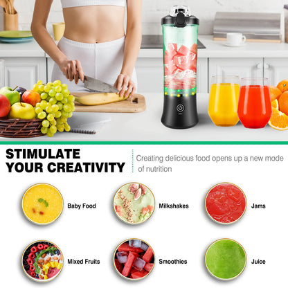 Travel Blender That Crushes Ice & Smoothies On-the-Go.