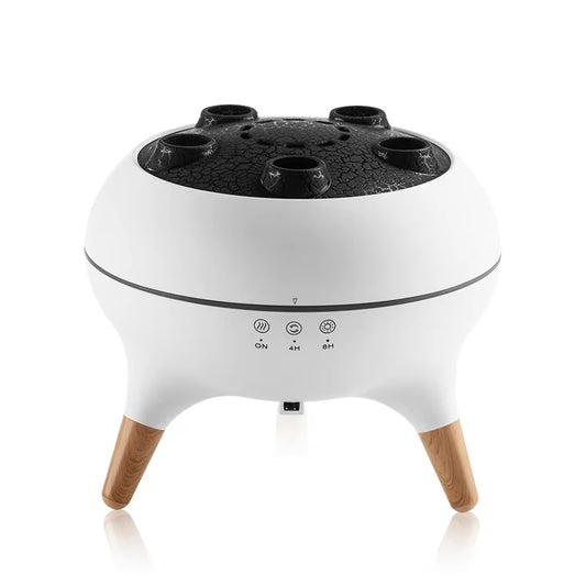 Flame Essential Oil Diffuser – 250ML Aromatherapy Humidifier for Home & Bedroom