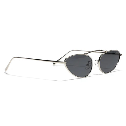 Trendy Cat-Eye Sunglasses – Chic Small Oval Frame & UV Protection