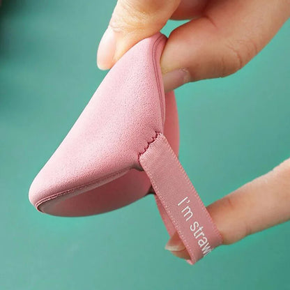 7-Piece Strawberry Makeup Sponge Set – Soft & Dual-Sided Beauty Puffs