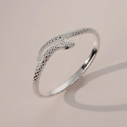 Silver Snake Shape Bracelet