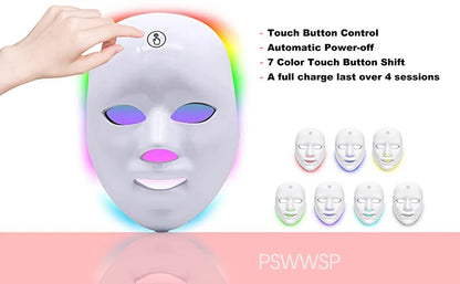 7 color LED Facial Mask