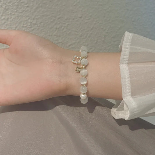 Natural Crystal Bracelet – Elegant Charm with Healing Properties