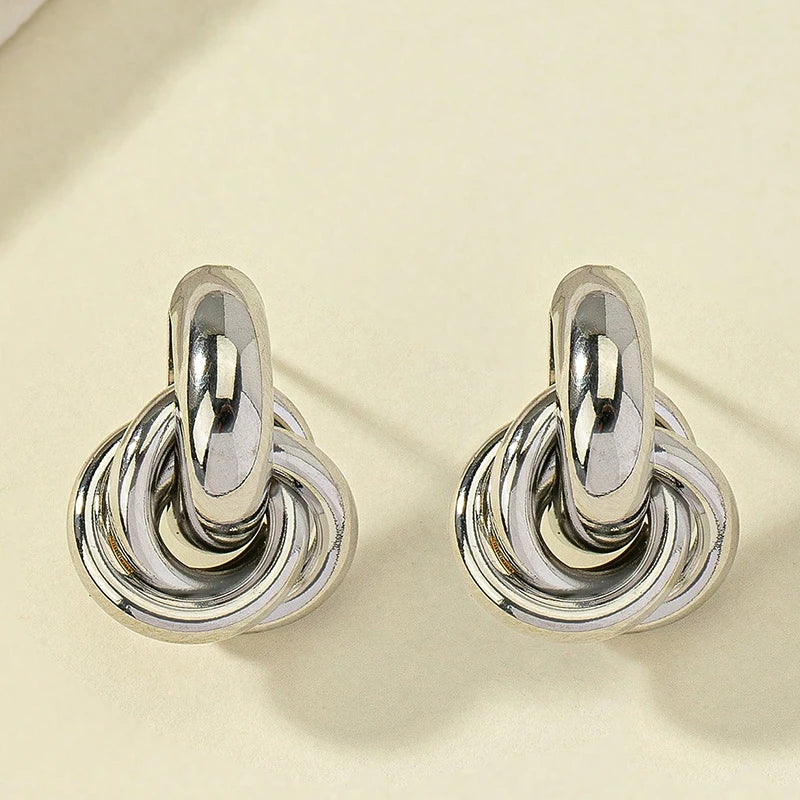 Knot Hoop Earring