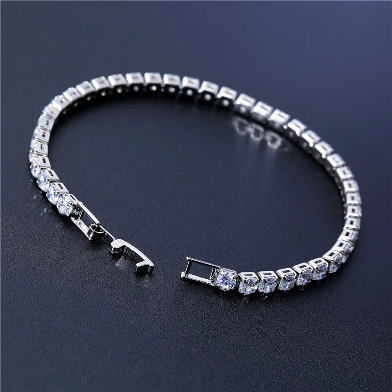 Luxury Zirconia Crystal Tennis Bracelet