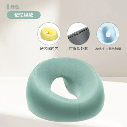 Lying Down Pillow Memory Foam Breathable Head Rest Support