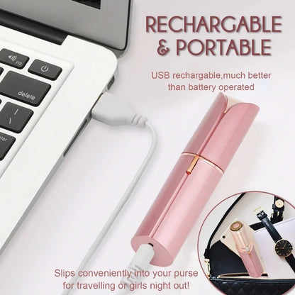 Rechargeable Mini Epilator & Facial Hair Remover – Painless & Precise