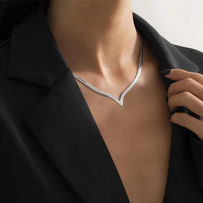 Simple Creative V-shaped Necklace